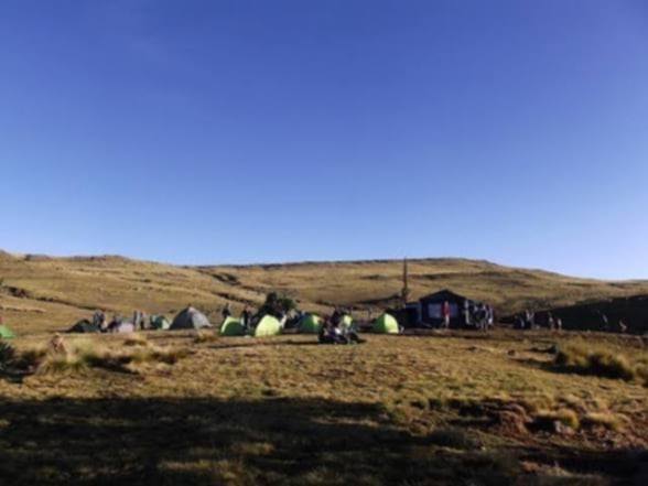 Mulet Campsite simien mountains Ethiopia