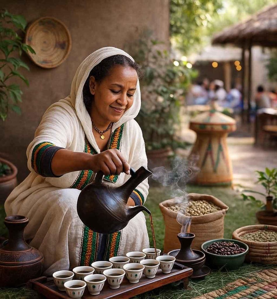 ethiopian coffee ceremony